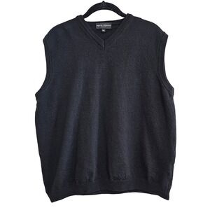 Ponte Vecchio Italy XXL Mens V neck Sweater‎ Vest New Wool